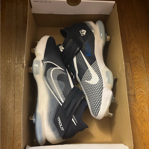 Nike Other - Nike Zoom Force Trout 7 Navy Blue White Metal Baseball Cleats CI3134-403 Sz 11.5